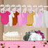 Closet 8PCS, Baby Dividers Western Cowgirl/Wild West Rodeo Themed Wooden Double-Sided Clothes Size Hanger Organizer