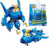 Super Wings Transformer Toys, 5" Jerome Airplane Toys, 2-in-1 Mode Rescue Bots Action Figure, Fun Toy Plane Vehicle for