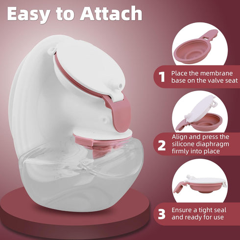 Kearnybo Momcozy M9 4pcs 8pcs 4pcs Replacement Parts Kit for Wearable Breast Pump Includes Breastmilk Container
