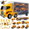 ALOTJOY Toys for Boys,13 Pcs Engineering Die-cast Construction Car Toddler Toys for
