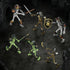 6 Pack T13 Set 54 Dummy 13, 13, 3D Action Figures with Accessories, Skeleton Action Figure Mini DIY Multi-Colored Titan
