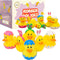 The Dreidel Company 50-Pack Easter Rubber Duck Toy Bunny Rabbit Duckies for