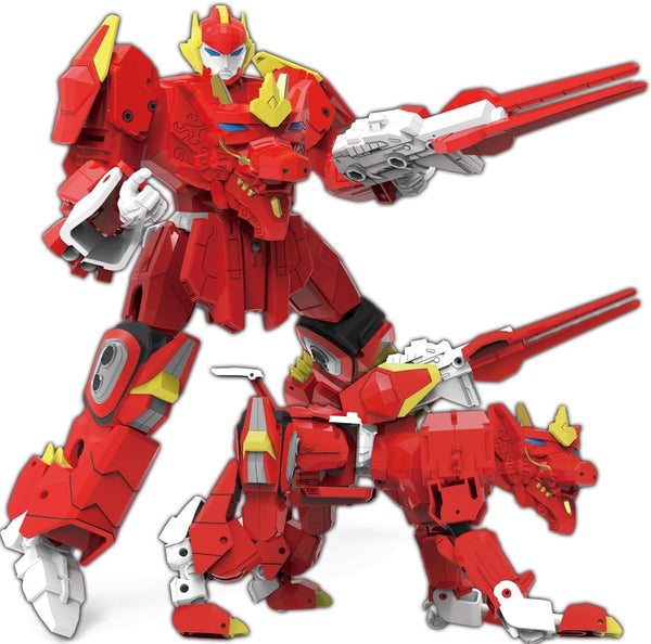 Wenbeier Animal Transforming Robot Toys Kirin Action Figure for Kids 10-in Deformation
