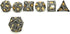 DND Dice Set, Metal Polyhedral Dice Gift for Role Playing, D20 Hollow Dice Set for DND RPG MTG Table Games