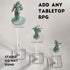 3pcs Combat Risers for Flying Miniatures - Adjustable Height Multi-Tiered Platforms for Tabletop RPG and Board Games