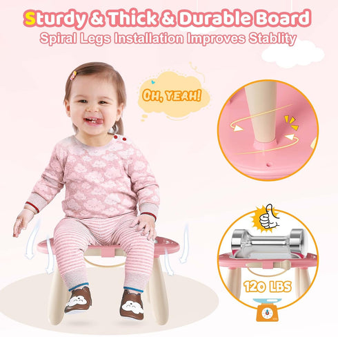 1-2 1 2 3 Kikidex Magnetic Drawing Board, Toddler Girl Toys for Year Old, Doodle Board Pad Learning and Educational