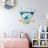Bnesi Wooden Hawaiian Decor Surfer Hand Sign Surfer Decor Cool Surf Board Wall Decor Beach Room Decor for Nursery Room