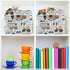 Excavator Truck Toy Storage Basket, Fabric Kitchen Baskets for Cars Boys Toys, Open Home Storage Bins Boxes, Foldable