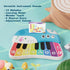 1-3 3 12 1-4 Baby Piano Keyboard Toy for Toddlers, Touch Sensor Toddler Piano for Toddlers Baby Musical Toy w/ Modes