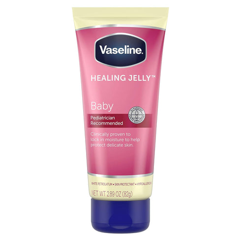 Vaseline Healing Jelly, 2.89 oz - Petroleum Jelly for Diaper Rash & Skin Protection