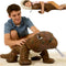 MorisMos Giant Komodo Dragon Stuffed Animal Pillow, 32" Plush Komodo Dragon Toy