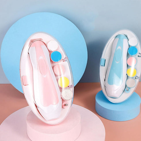 Trimmer, Trimmer Set Baby Electric Nail LED Baby Nail File Electric Nail Manicure Toes Fingernails Care Trim Polish Kit