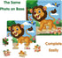CHAFIN 3-5 Sets 3 4 5+ Pack 6 (20 Puzzles for Kids Ages Toddler Wooden Toys Montessori Learning Education Preschool