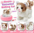17 Playset 3 4 5 6 7 8, 3-8 TUZT PCS Cat Toys for Kids Girls, Realistic Walking Meowing Robot Cat Plush