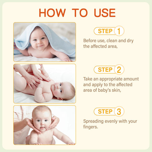 (100ml, Oz, 3.38) AOAO Baby Eczema Cream - Kids Eczema Therapy & Relief Body Cream, Nourishing Skin Protectant Soothes