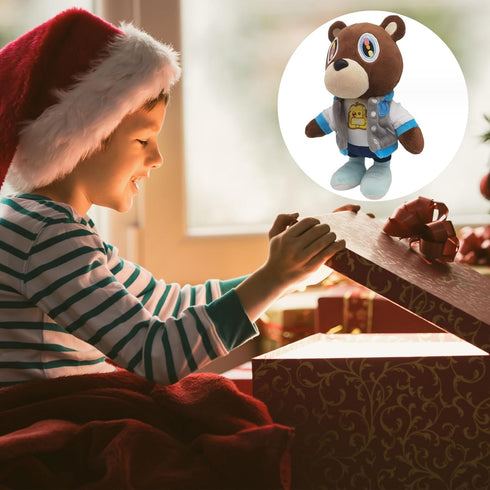 Cute Plush Bear Toy - 10 Inch Soft Stuffed Animal, Perfect Graduation Gift for Kids and Fans