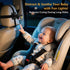 Wkzay 1080P, 150 4.3 Baby Car Camera for Backseat HD Wide Angle, Night Vision, Easy Installation, Adjustable LED Light