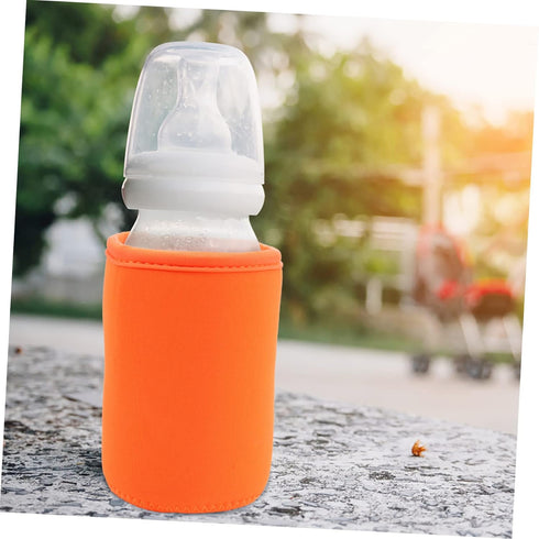 LIOOBO Travel Milk Warmer for Portable USB Heated Cover for Bottles Quick and Even Heating for Travel Use Fits Feeding