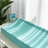 Changing Pad Cover Waterproof, 2 Pack Diaper Change Table Sheets for Baby Boys Girls, Fitted Cradle Sheets for 32"x16" Contoured Pad, Breathable & Ultra Soft, Aqua and Navy
