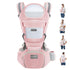 KIYUMI Baby Carrier with Hip Seat, Ergonomic M Position, Newborn to Toddler,