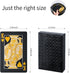 LAGEBONA Set, Waterproof Deck of CardsGift Playing CardsPoker Men Pool Poker Cards (Black Diamond)