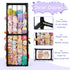 1) Trycooling Stuffed Animal Storage Zoo Stuffed Animal Holder Space Save Vertical Stuffed Animals Storage PVC