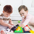 Tummy Time Baby Mirror, Infant Toys for 0-3 Months, Black and White Crawling Sensory Toy with Crinkle Book