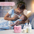 Termichy Portable Baby Formula Dispenser, Milk Powder Container with Carry Handle and Scoop for Travel, 8.8OZ
