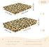 Bseiialft 52 28 Brown Black Leopard Cheetah Crib Sheets for Boys Girls Soft and Breathable Cotton Baby Sheets