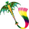 eyijklzo Green Dragon Kite, Beautiful Easy Flyer for Children and Adults with Long Colorful Tail for Outdoor Activities