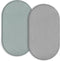 Muslin Bassinet Fitted Sheets 2 Pack, 100% Cotton Baby Cradle Sheets in