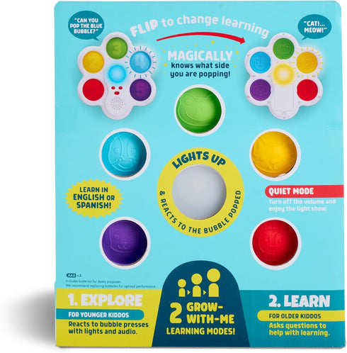 Chuckle & Roar - Pop It! and Learn Educational Toy, Electronic Popping Toy for Ages 6 Months to 2 Years