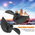 2 Set 2mm RC Boat Propellers, Durable Nylon Blade with CW CCW Rotation Shaft for Remote Control Ship Enthusiasts Racing