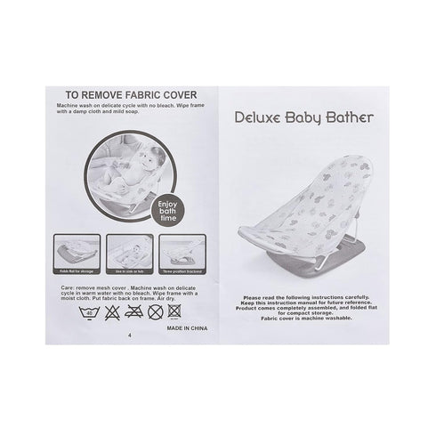 DAOLUAN 3 12 (Pink-01) Foldable Baby Bather - Baby Bath Support with Adjustable Positions for Newborns to Months