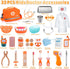 Set, 3-5 Playset 3 4 Kids Dentist Play Wooden Doctor Kit for Toddlers with Real Stethoscope, Removable Teeth, Braces