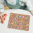 1 Set Wooden Arabic Alphabet Puzzle, Children's Montessori Educational Hand Grip Puzzle Game for Kids