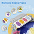 Tummy 0-3-6-9-12 Cuterabit Baby Play Gym Mat, Baby Gym Activity Center, Kick and Play Piano with Music and Light, Time