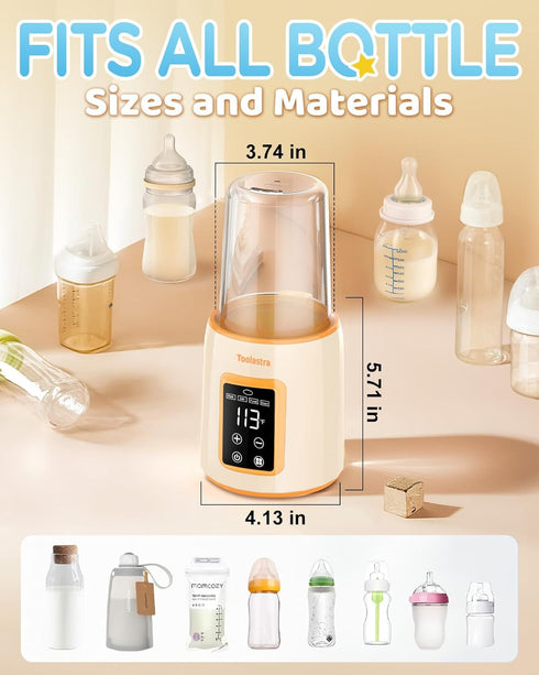 Bottle Warmer, Faster Heating Baby Milk Warmers for All Bottles with Accurate Temp Control Water Bath Tech and Auto