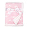American Baby Company Heavenly Soft Chenille Sherpa Receiving Blanket - 3D Pink, 30" x 35", Warm and Cozy for Babies