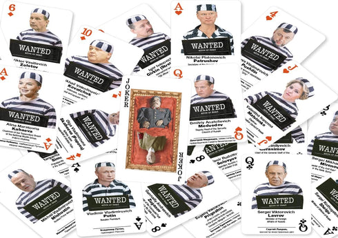 Playing Cards Themed The Hague Tribunal - Standard 52 Card Deck for Poker and Other Card Games