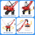 2-in-1 Playset, CUTE STONE Toy Boat & Tower Crane Cargo Ship with Lights/Sounds | Push-Go Transport Ship & Construction