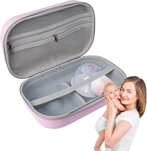 Generic 30x20x14cm Commutin Electric Breast Pump Case - Breastmilk Case for Nursing Moms with Insulated Lining |