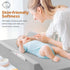 32" 16.6" Vegan Leather Baby Changing Pad, Waterproof & Wipeable Soft Diaper Changing Mat x Comfortable Infant Changing