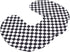 ZJchao Black Print Baby Nursing Pillow Cover U Shaped Washable Breatfeeding Slipcover