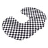 Breastfeeding Pillow Slipcover, U Shape Nursing Pillow Cover, Black and White Checkered,