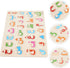 Arabic Alphabet Puzzle Board, Number Shape Jigsaw Puzzle, Educational 3D Blocks Learning Puzzle for Kids
