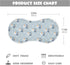 decor gift 4 Pack 22x11in Cotton Newborns Burp Cloths Good Absorbent? Cute Cartoon Nile Bird Blue wash rag for Newborns