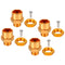 MECCANIXITY Wheel Hex Hub Adapter with M4 Threaded Axle, 12mm to 17mm Extension Conversion Nuts for 1/10 & 1/8 Car