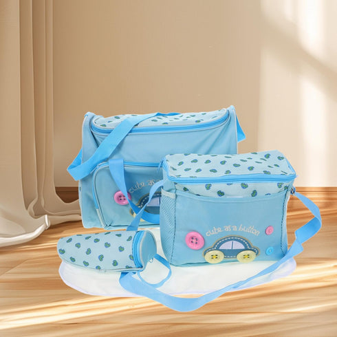 Mummy Stylish Grey Diaper Handbag for Nursery Essentials