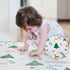 50" 50" Tummy (50x50, Baby Play Mat X Playpen Mat Thicken One-Piece Baby Crawling Mat Non-Slip Cushioned Baby Floor